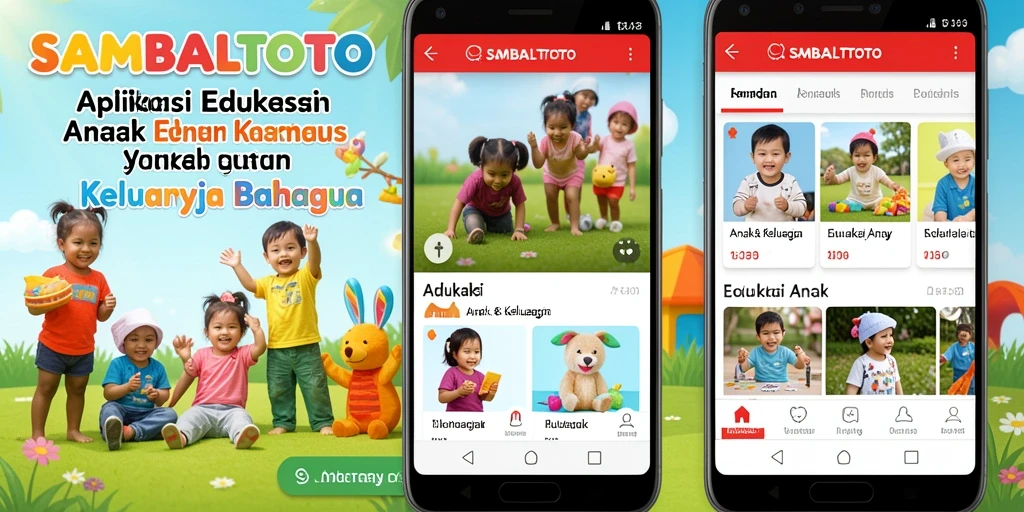 Antarmuka pengguna SAMBALTOTO yang ramah anak dan menarik.