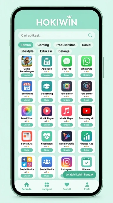 hokiwin — Katalog Aplikasi Populer & Kanal Uji Terbaik Indonesia